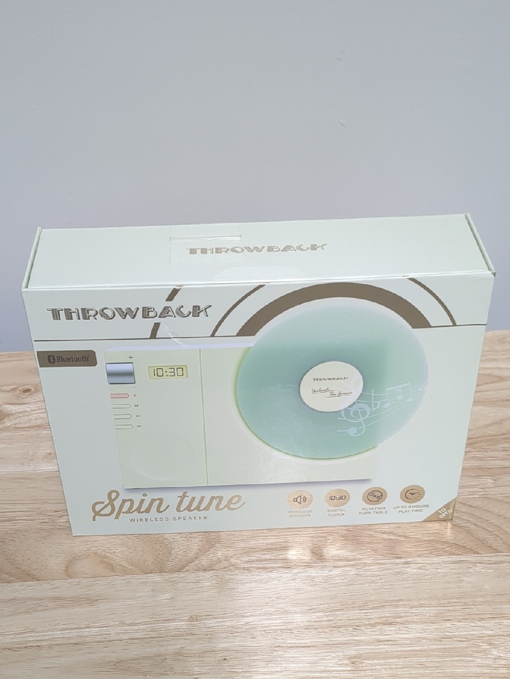 Spin Tune Wireless Portable Speaker - Mint Green